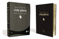 Biblia de Estudio Vida Plena Negra -  Reina Valera 1960 Imitación Piel